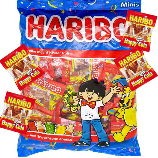 Haribo - Happy Cola Mini Zakjes 10 Gram 100 Stuks