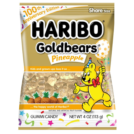 Haribo - Gold Bears Pineapple 113 Gram