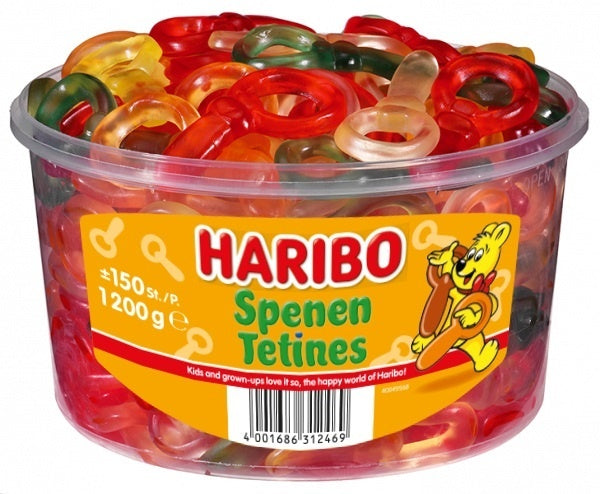 Haribo - Winegum Sleutels 150 Stuks 975 Gram