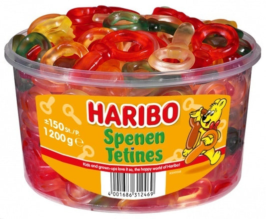 Haribo - Winegum Sleutels 150 Stuks 975 Gram