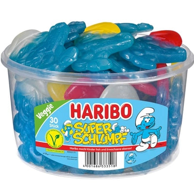 Haribo - Giant Smurfen 30 Stuks 1440 Gram