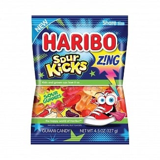 Haribo - Zing Sour Kicks 127 Gram