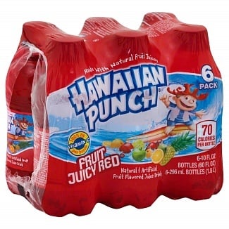 Hawaiian Punch – Fruchtig-saftiger roter 6er-Pack