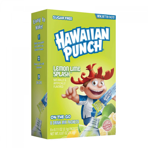 Hawaiian Punch - On To Go Lemon Lime Splash Drink Mix 24,6 Gram