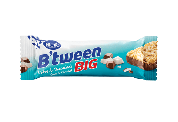 Hero - B'tween Big Kokos/Choco 50 Gram 24 Stuks