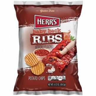 Herr's - Baby Back Ribs Chips 170 Gram