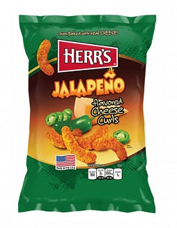 Herr's - Baked Cheese Curls Jalapeño 170 Gram