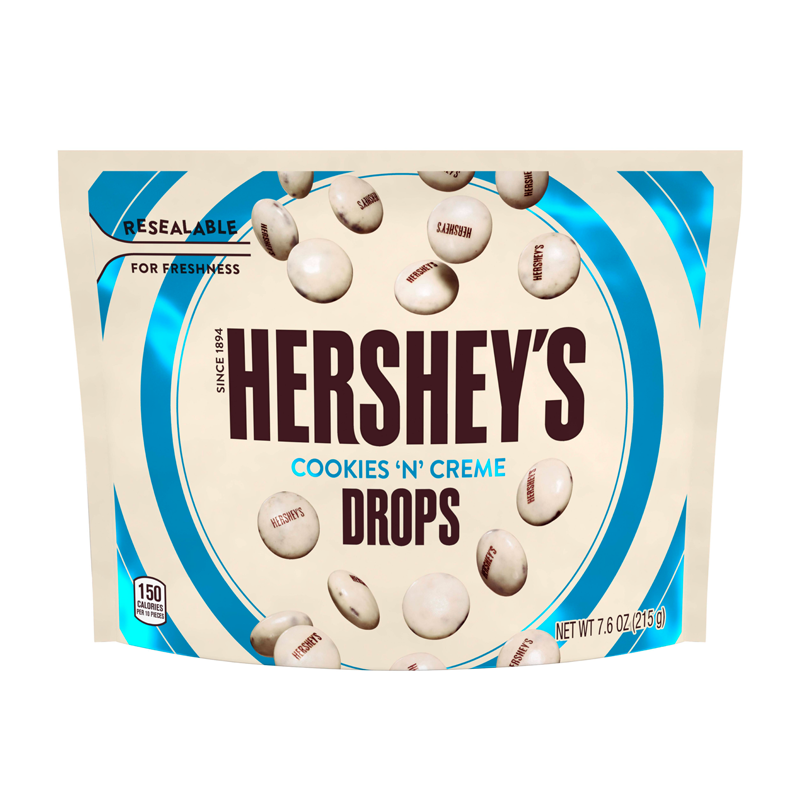Hershey's - Cookies 'N' Creme Drops Pouch 215 Gram