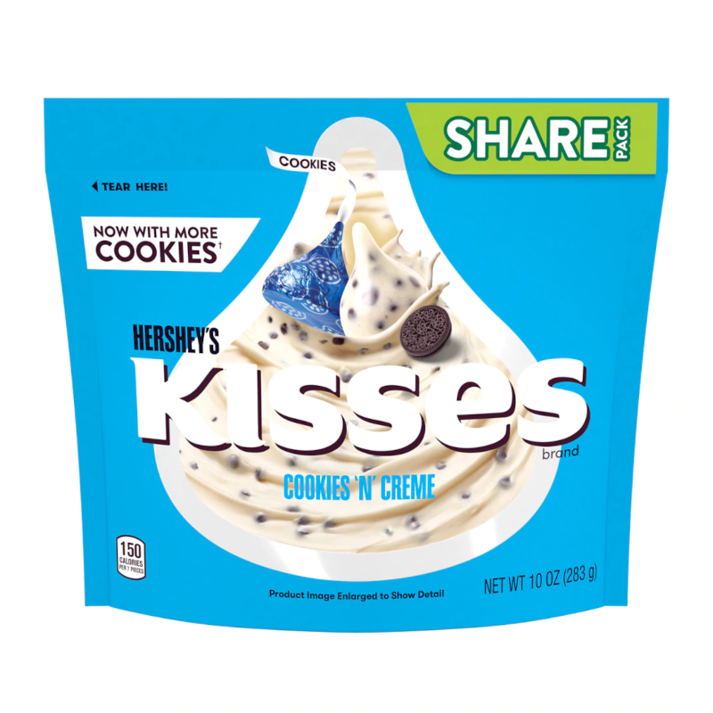 Hershey's - Kisses Cookies & Crème 284 Gram