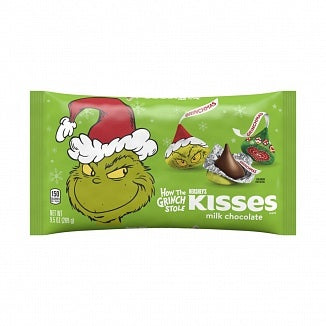 Hershey's - Milchschokoladenküsse Grinch 269 Gramm
