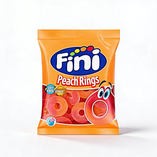 Fini - Peach Rings 75 Gram (Halal)