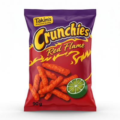 Takim's - Crunchies Red Flame Chili & Lime 90 Gram