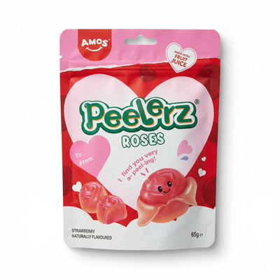 Amos - Peelerz Gummy Roses 65 Gram