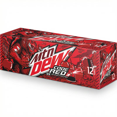 Mountain Dew - Code Red 355ml 12 Blikjes