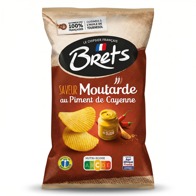 Brets - Cayenne Pepper Mustard Flavour 125 Gram