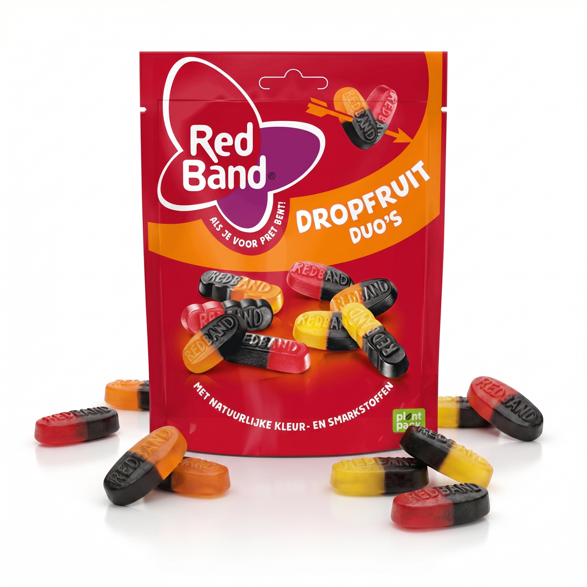 Red Band - Liquorice Fruit Duo's 500 Gram