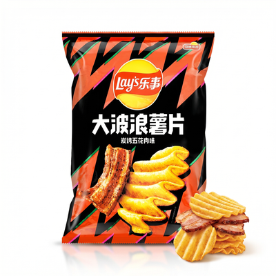 Lay's - Deep Ridged Pork Flavor 70 Gram