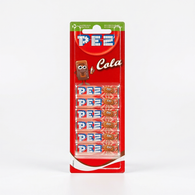 Pez - Cola Blisterpackung, 6 Stück, 51 Gramm