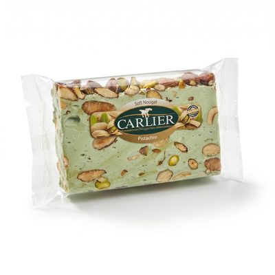 Carlier - Soft Nougat Pistachio 100 Gram