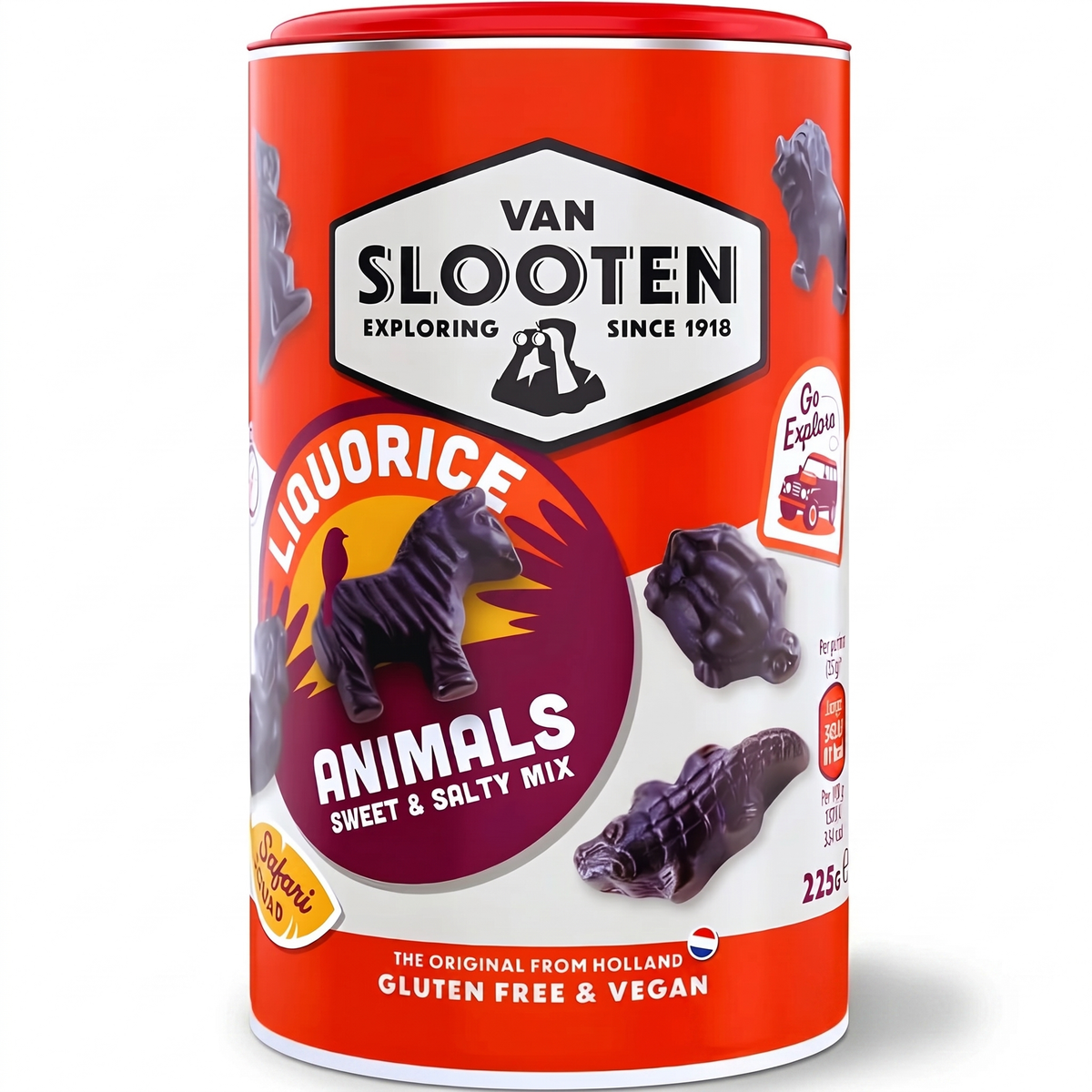 Van Slooten - Liquorice Animals 225 Gram