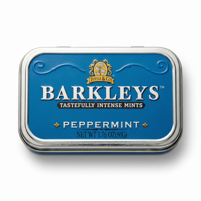 Boîte de menthe poivrée Barkleys 50 grammes