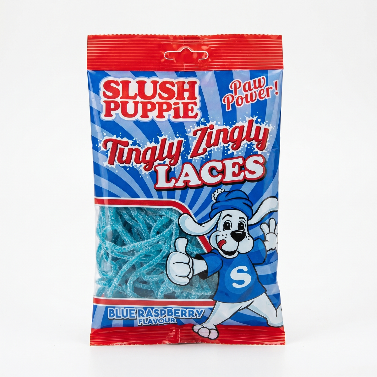 Slush Puppie - Tingly Zingly Laces Blue Raspberry 120 Gram