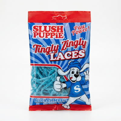 Slush Puppie - Tingly Zingly Laces Blue Raspberry 120 Gram