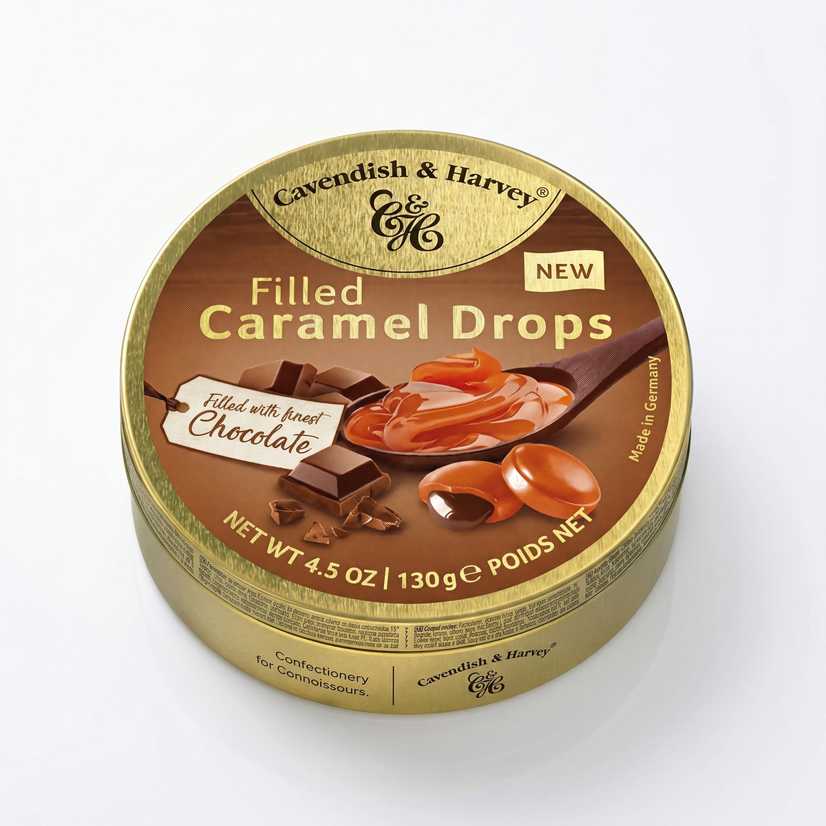 Cavendish & Harvey - Filled Chocolate Karamel Drops 130 Gram