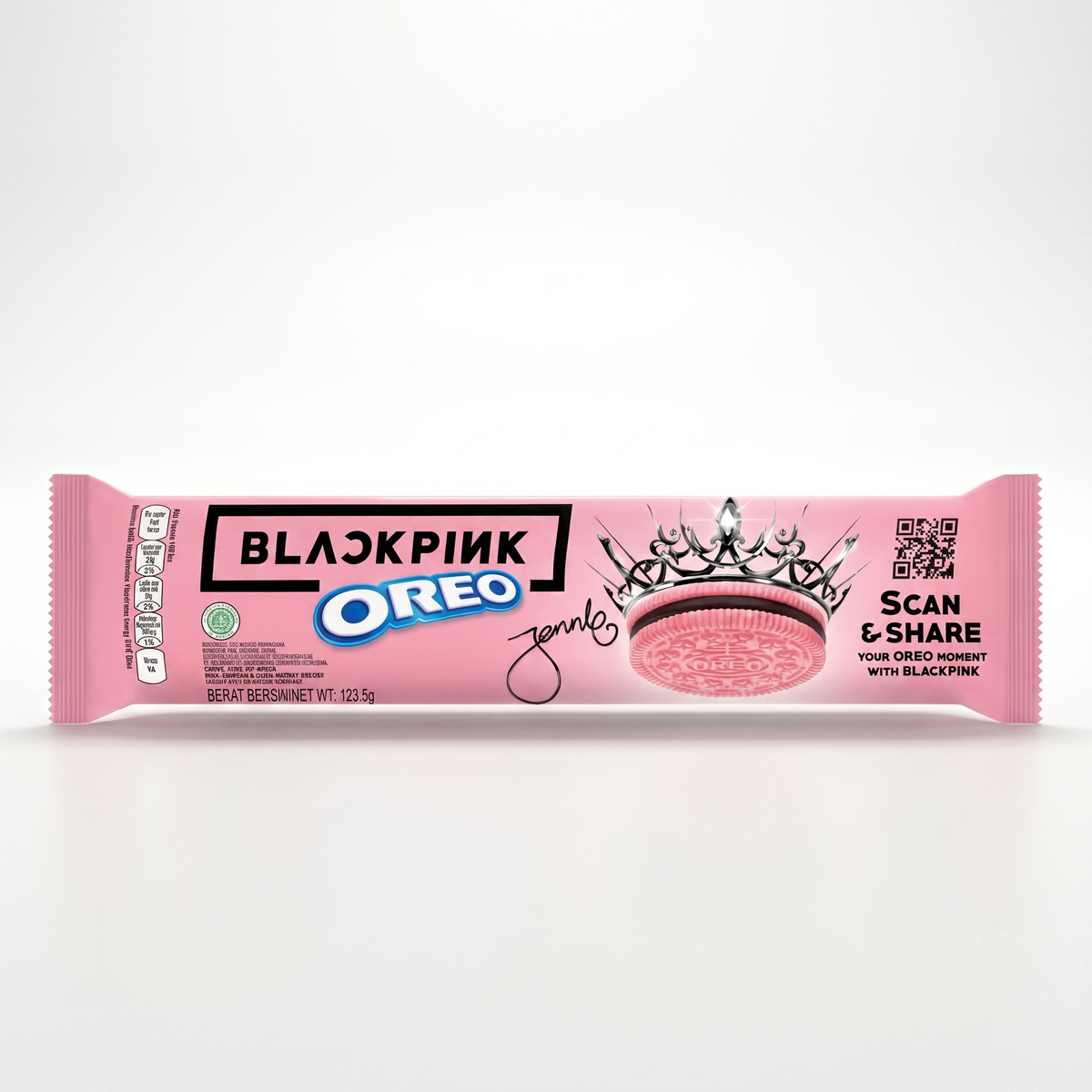 Oreo - Schwarz-Pink 123,5 Gramm