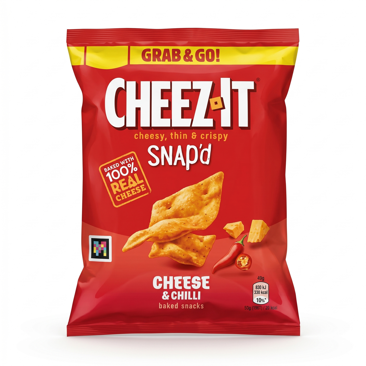 Cheez-It - Snap'd Double Cheese Grab & Go! 40 Gram