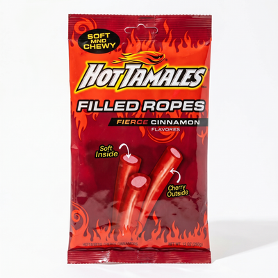 Hot Tamales - Filled Ropes 85 Gram
