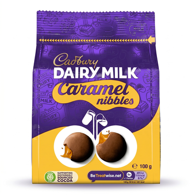 Cadbury - Dairy Milk Caramel Nibbles 100 Gram