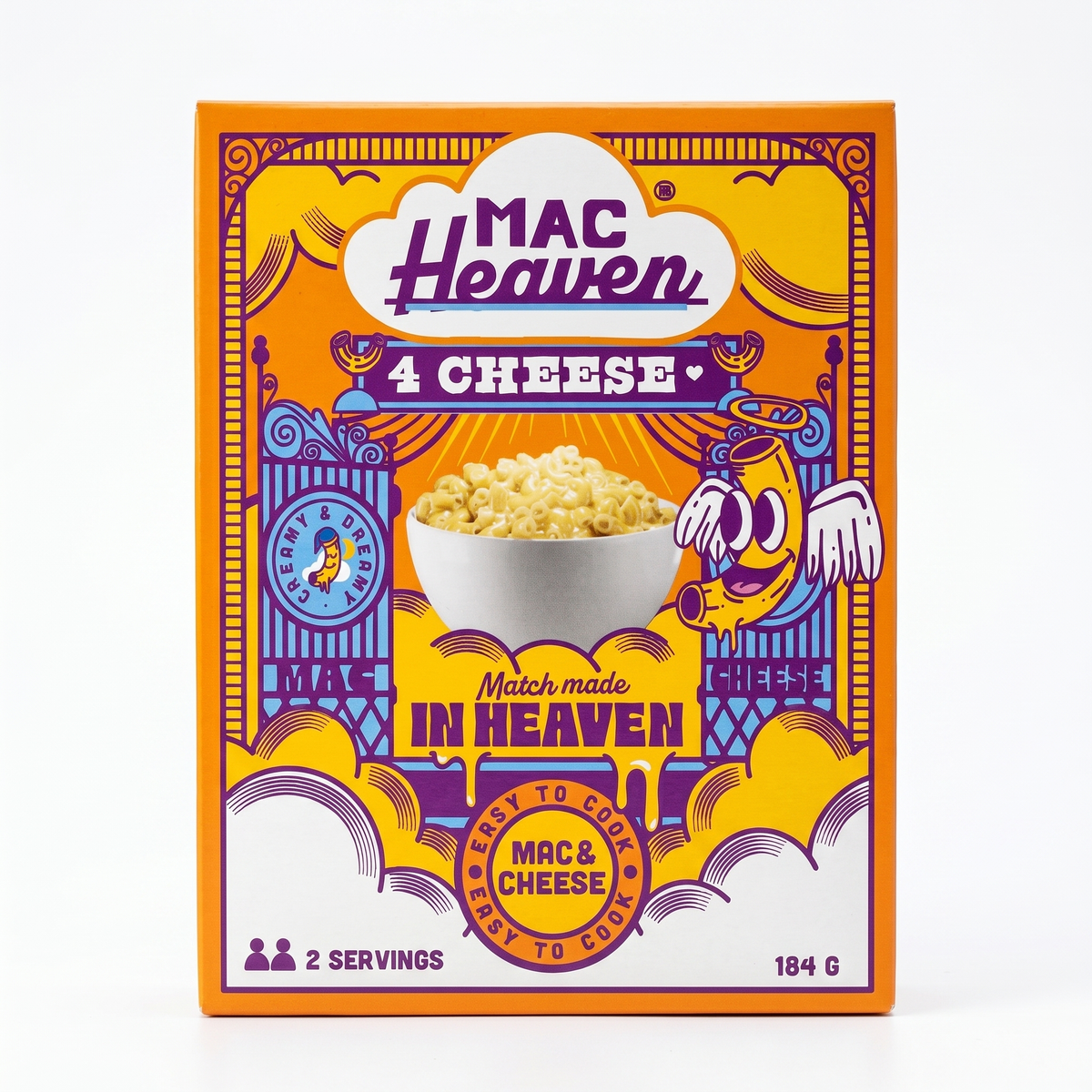 Mac Heaven - Mac & Cheese 4 Cheese 184 Gram