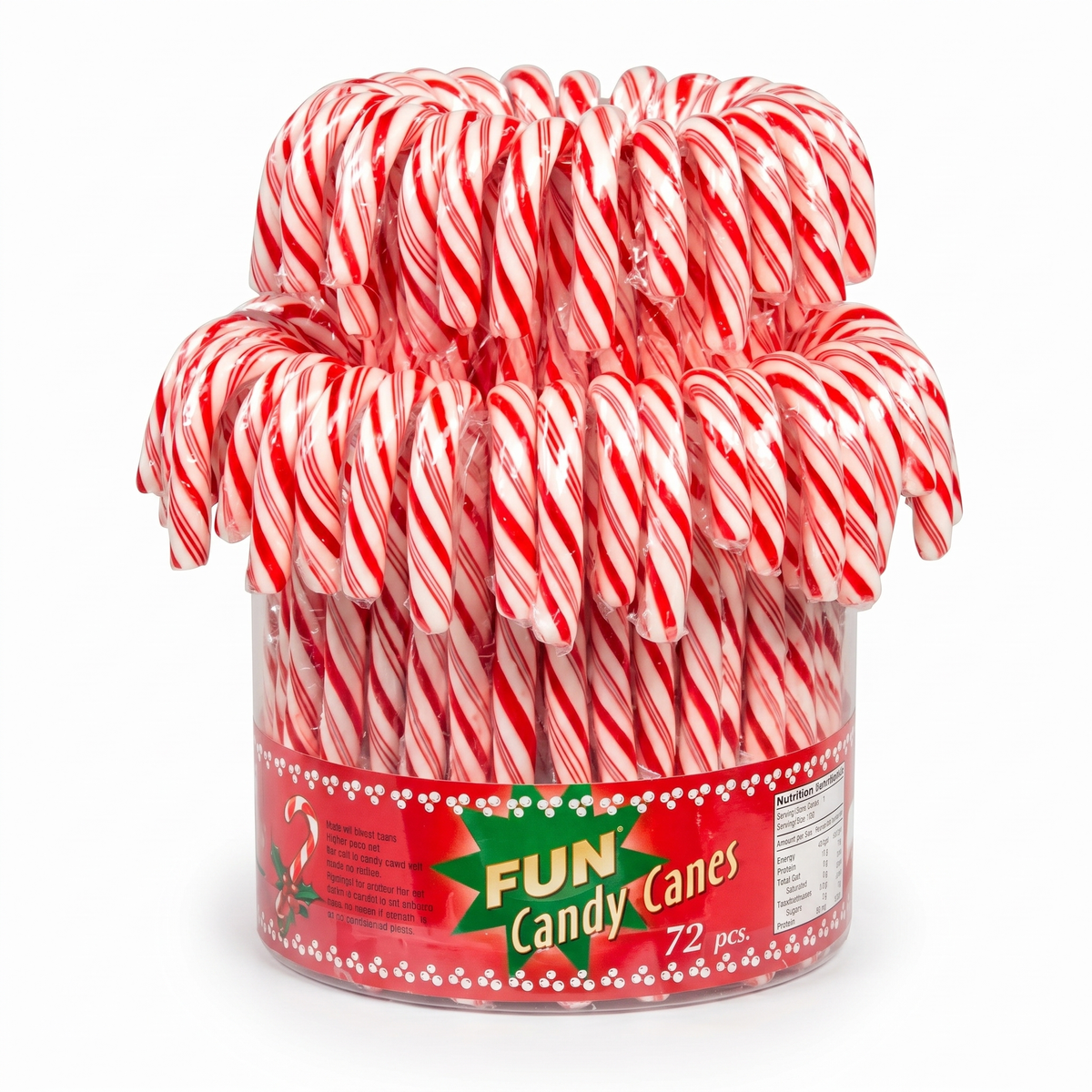 Candy Canes Rood / Wit 72 Pieces