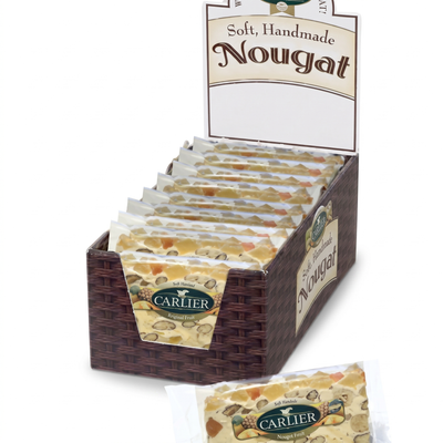 Carlier - Nougat-Kuchenfrucht 100 Gramm
