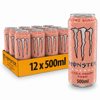 Monster - Peachy Keen 500ml 12 Cans