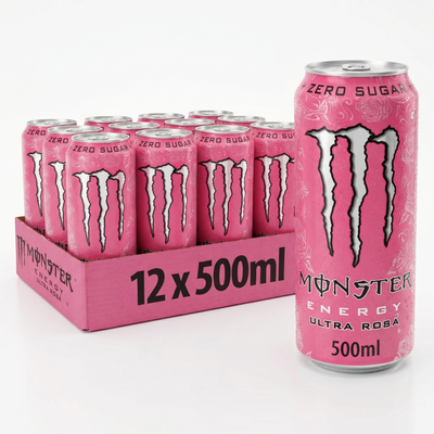 Monster - Ultra Rosa 500ml 12 Cans