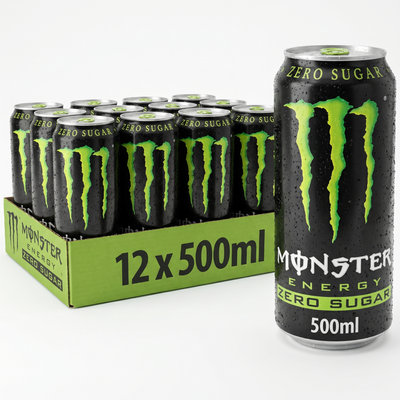 Monster - Original Zero Sugar 500ml 12 Cans