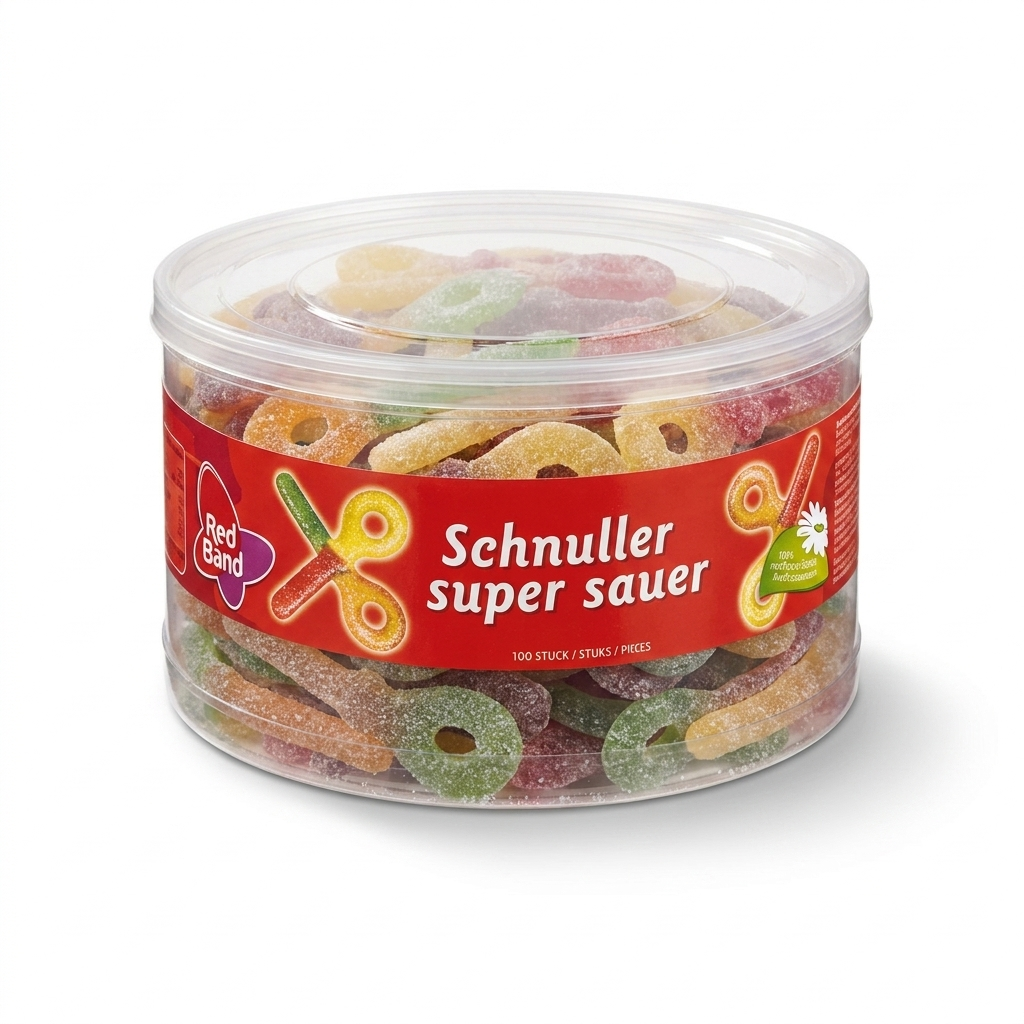 Red Band Silo Zure Sleutels 100 Pieces 1200 Gram