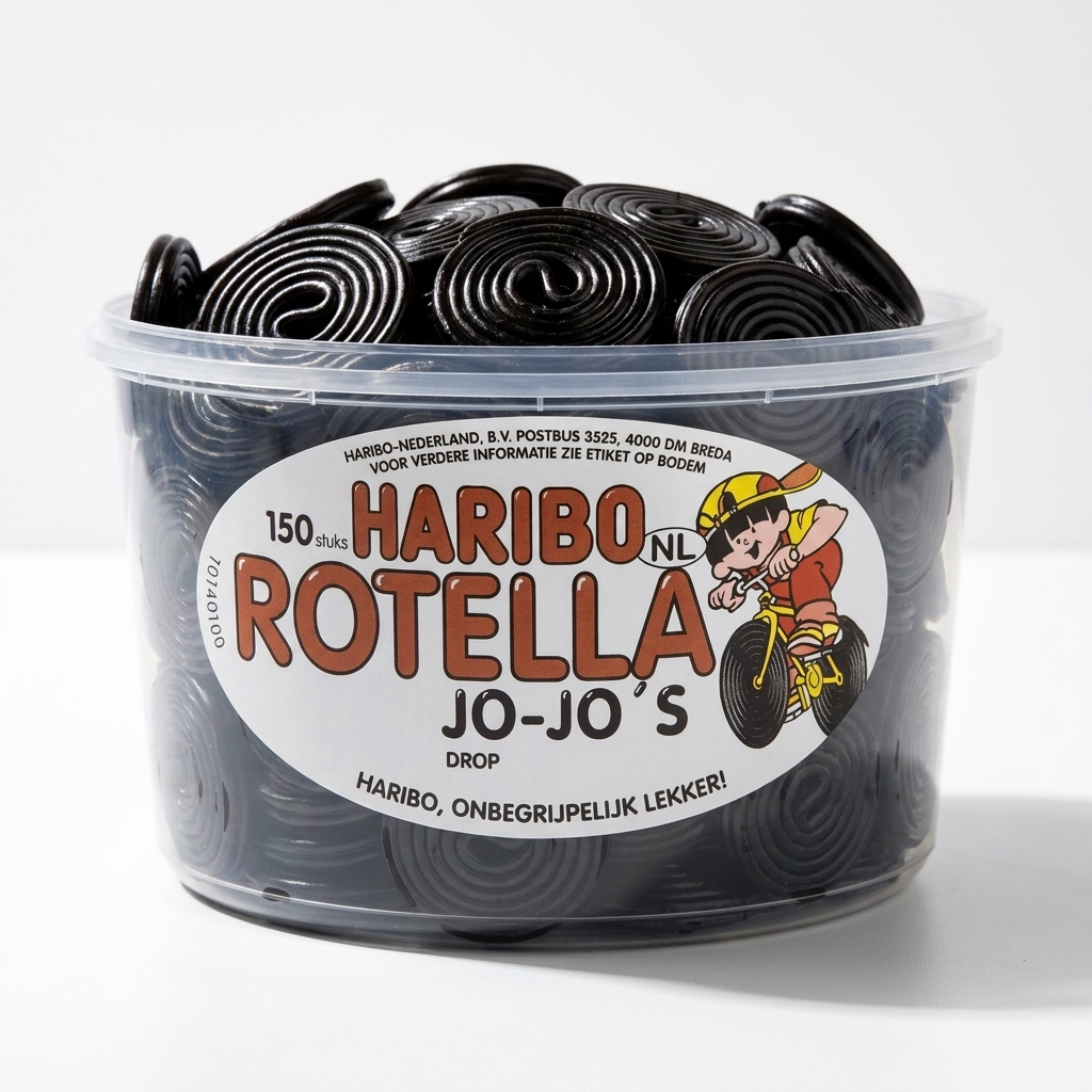 Haribo Silo Liquorice jo-jo's 150 Pieces 1500 Gram