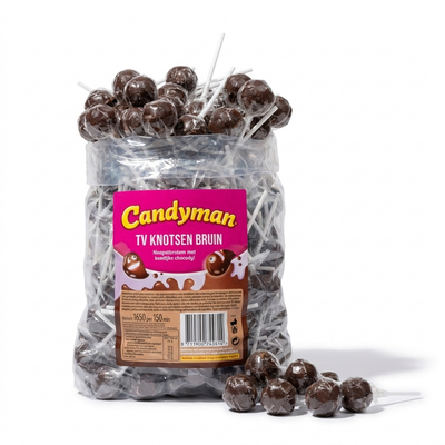 Candyman - TV Lollies Melk Schokolade 150 Stück