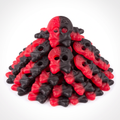 Bubs - Raspberry / Liquorice Skulls 250 Gram