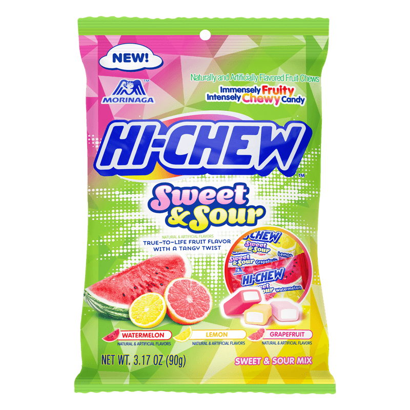 Hi-Chew - Sweet & Sour Mix Peg Bag 90 Gram