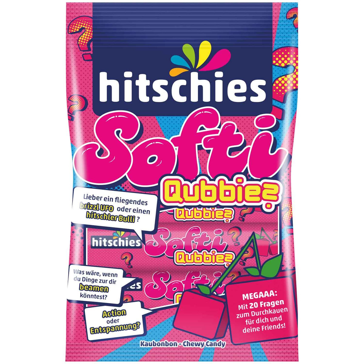 Hitschies - Softi Qubbies Kirschen 4x20 Gramm
