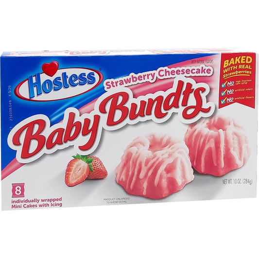 Hostess - Baby Bundts Strawberry Cheesecake 8-Pack 284 Gram