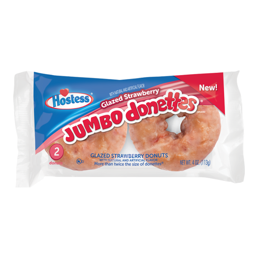 Hostess - Glazed Strawberry Jumbo Donettes 113 Gram