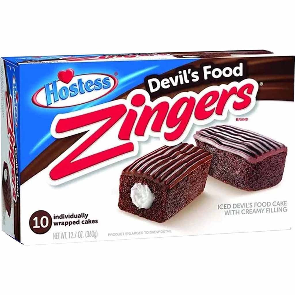 Hostess - Zingers Iced Devil's Food 10er-Packung 360 Gramm