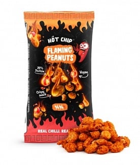 Scharfe Chips - flambierte Erdnüsse, 70 Gramm