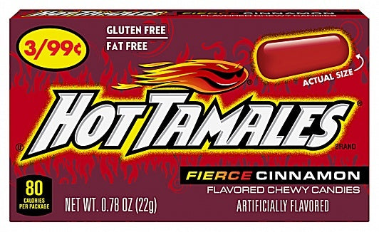 Hot Tamales - Fierce Cinnamon 22 Gram