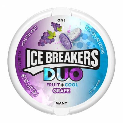 Ice Breakers - DUO Trauben-Minzpastillen 36 Gramm